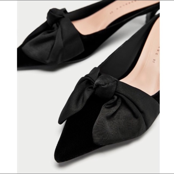 Zara Kitten Heel Mules - Picture 4 of 7